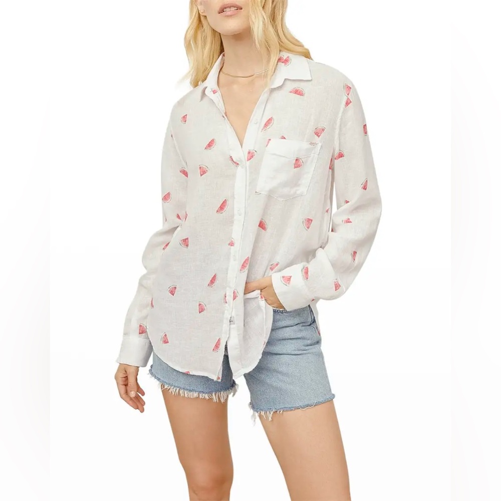 Rails Watermelon Button Down - image 7